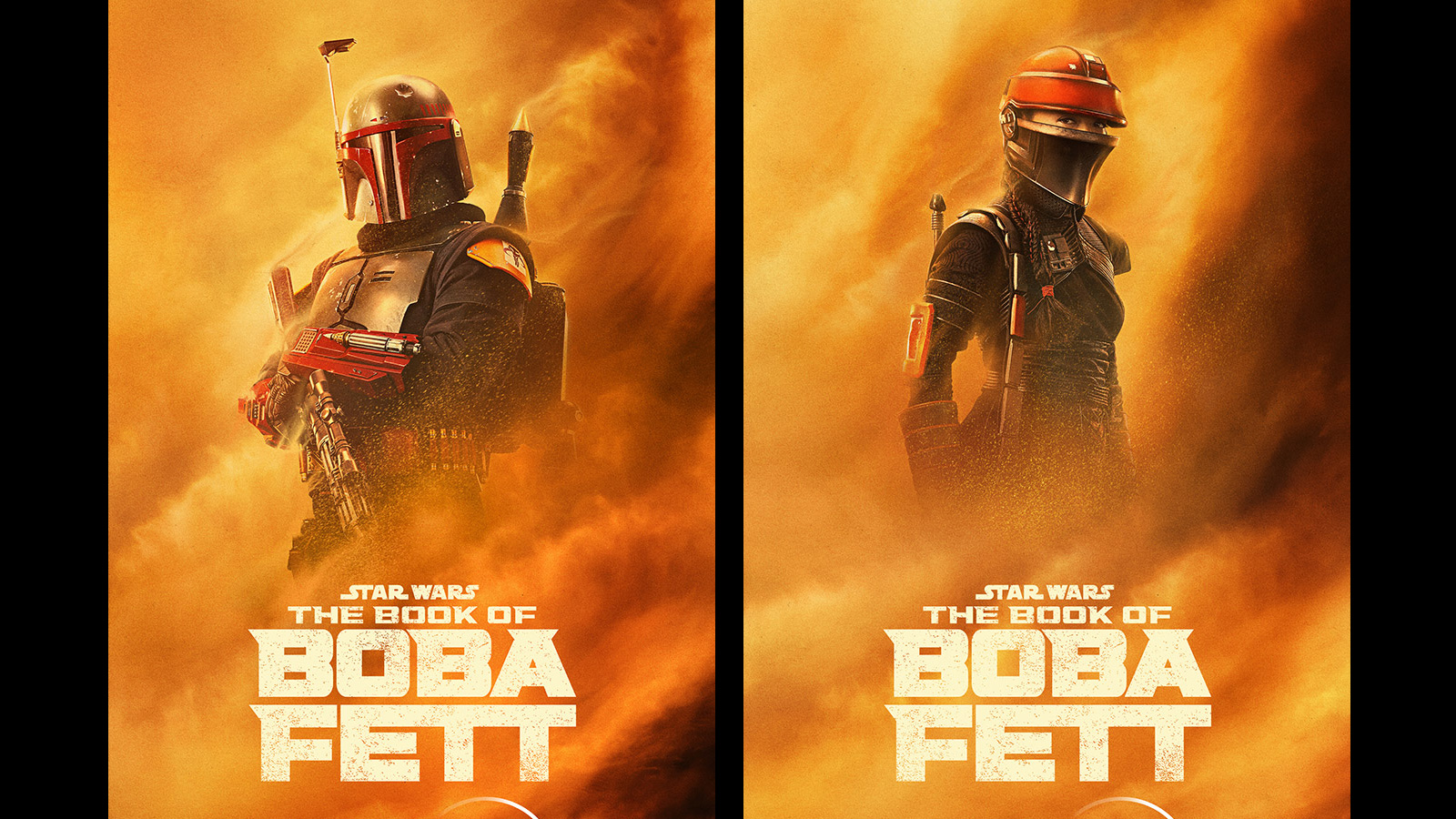 The Book Of Boba Fett Fennec Shand And Boba Fett Character Posters