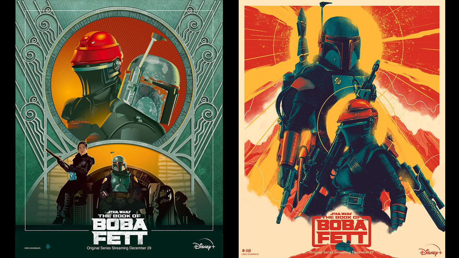 Lucasfilm Features Series Of Artists Posters For The Book Of Boba Fett