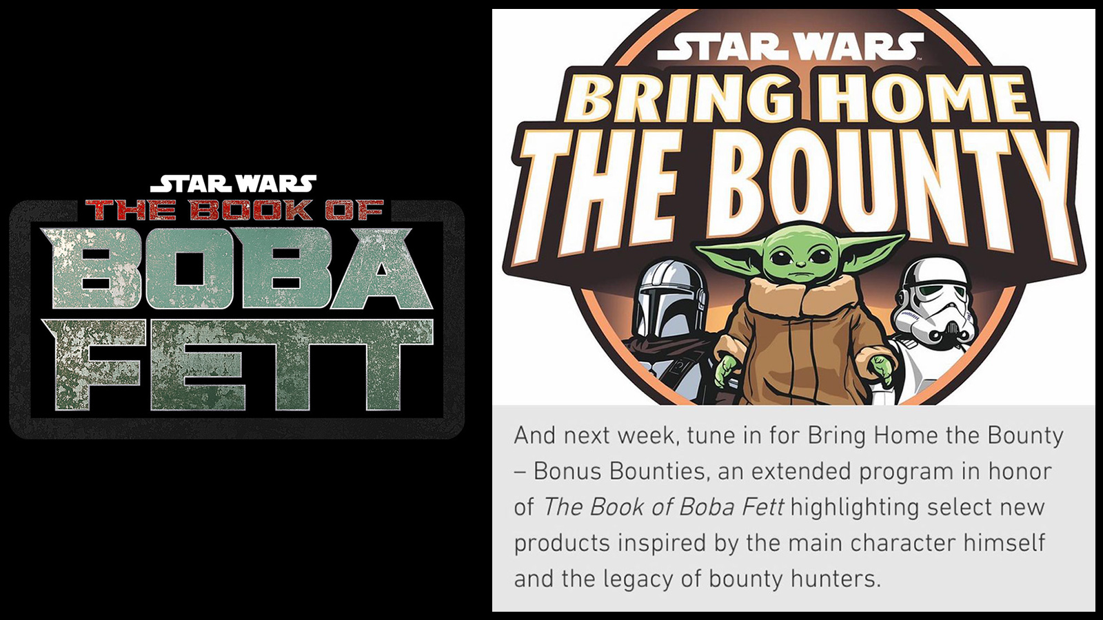 Press Release - The Book Of Boba Fett “Bonus Bounties” (New Product Reveals And Preorders) Jan 4 - Feb 15