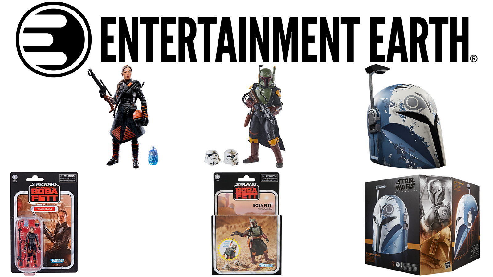 Preorder 12/15 At 1PM ET At Entertainment Earth - TVC 3.75-Inch Deluxe Boba Fett (Tatooine) Set, TVC 3.75-Inch Fennec Shand Figure, And TBS Bo-Katan Kryze Helmet - With Link