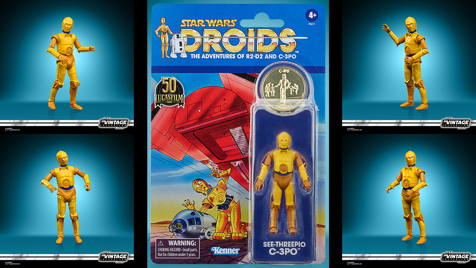 Target’s Excluisve Droids Inspired The Vintage Collection 3.75-Inch See-Threepio (C-3PO) Release Date 12/13
