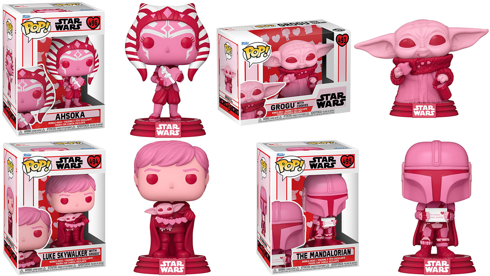 New Funko Valentines Day Star Wars Pop! Vinyl Figures Revealed - Preorders Available At Entertainment Earth