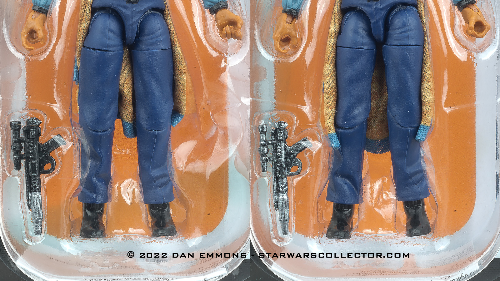 Did Hasbro Update The Gun Paint Deco For The Vintage Collection VC205 Lando Calrissian Figure? Or Just Bad Quality Control?