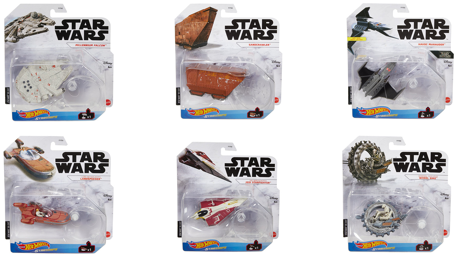 Preorder At Entertainment Earth - New Star Wars Hot Wheels Starships 2022 Mix 2 Vehicle Case