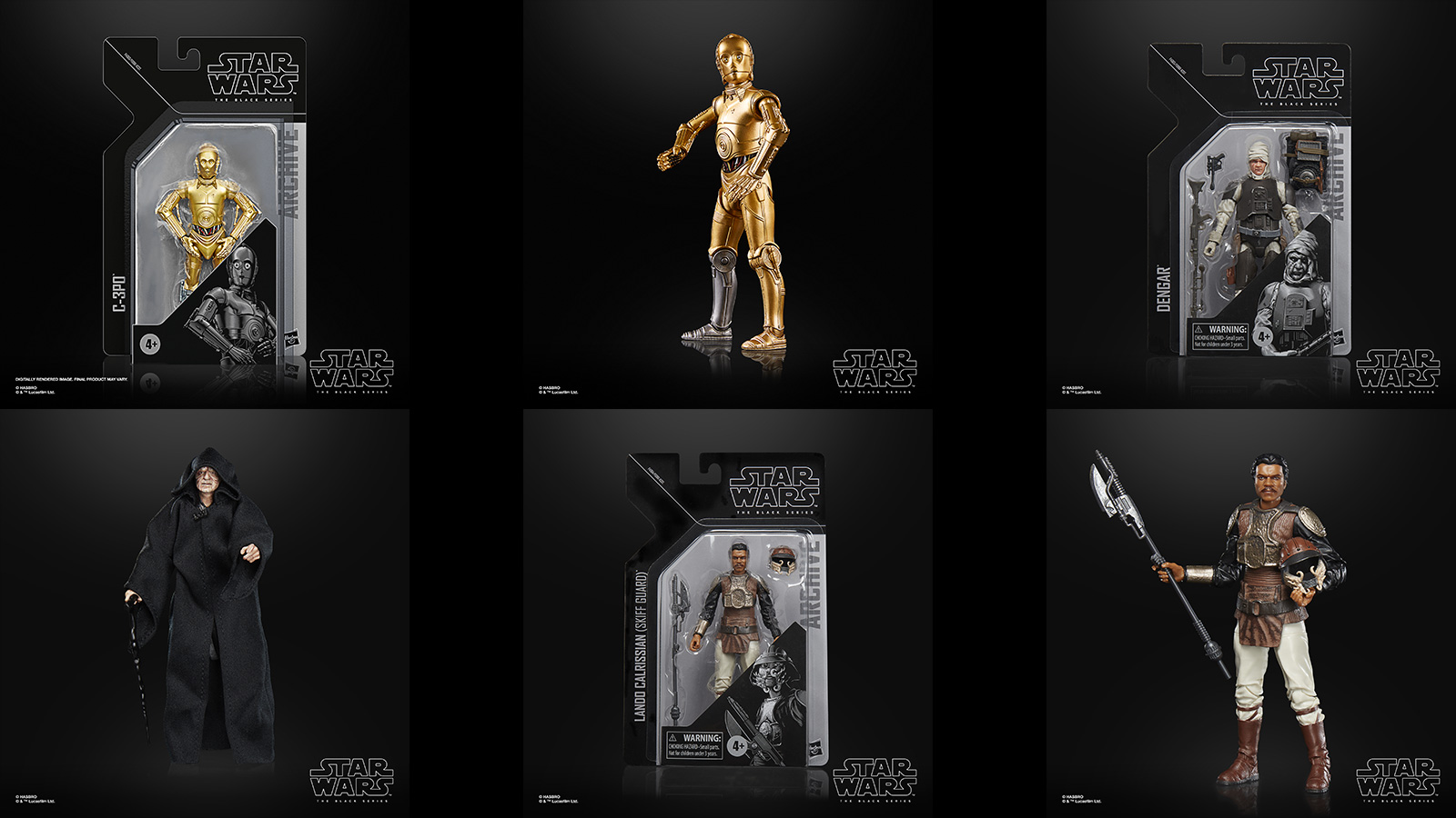 Press Release 2/9 - New TBS 6-Inch Archive Reveals From Hasbro’s Star Wars Fan First Wednesday Livestream