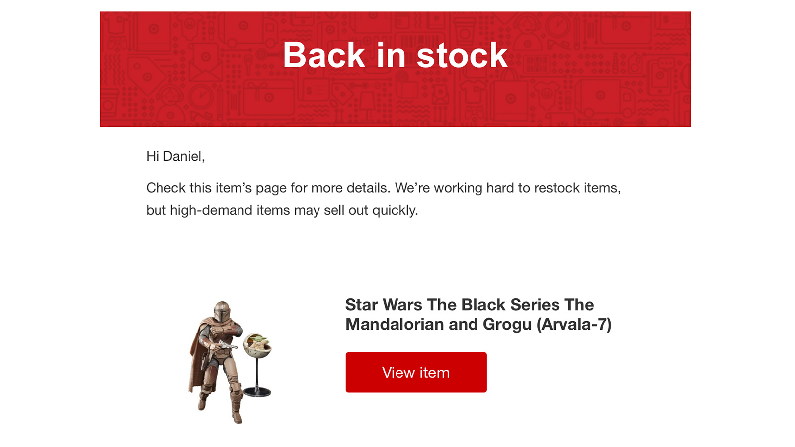 In And Out Of Stock For 3 Seconds Multiple Times - Target’s Exclusive TBS 6-Inch The Mandalorian and Grogu (Arvala-7) Set