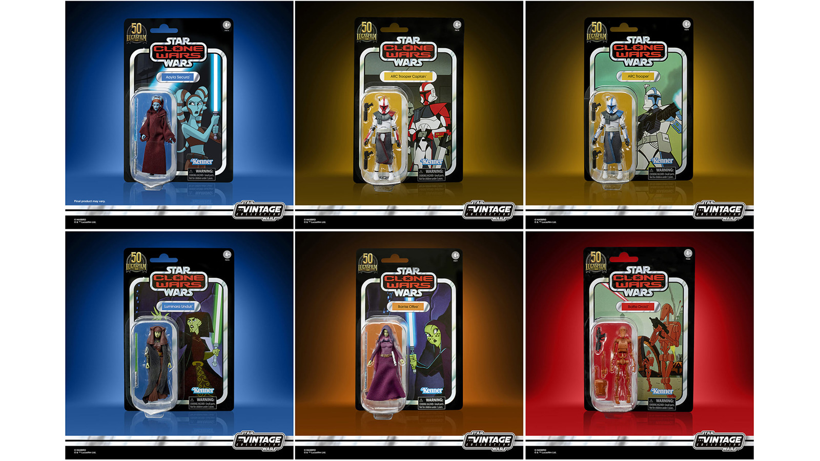Back In Stock At Walmart.com - All 6 Exclusive The Vintage Collection 3.75-Inch Clone Wars 2D Micro Series Figures