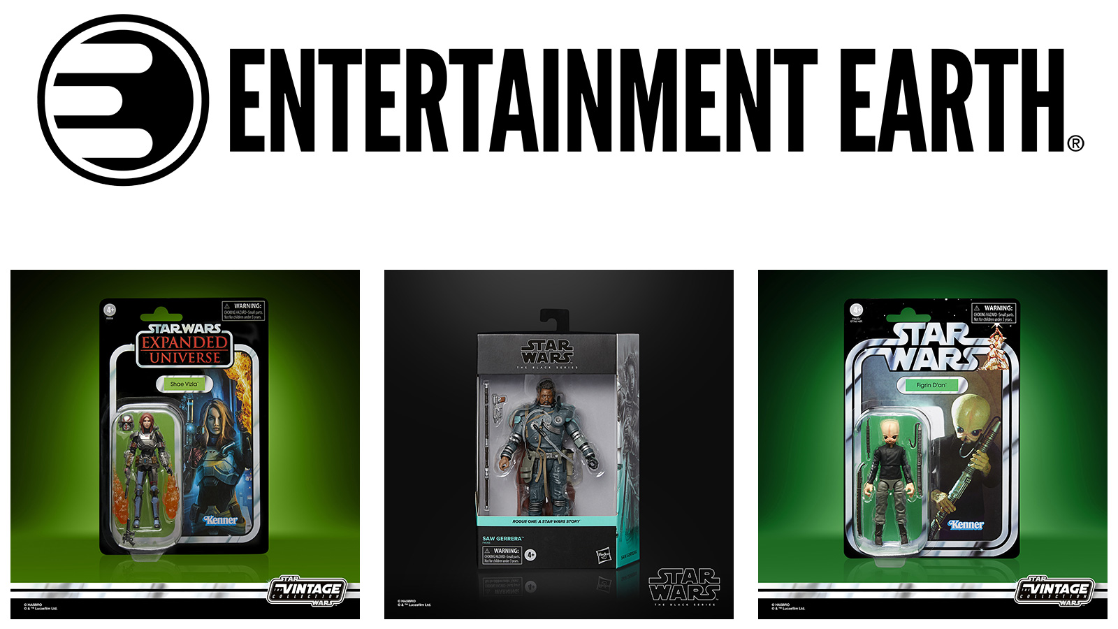 Preorder At Entertainment Earth Tomorrow 4/7 At 1PM ET- Newly Revealed The Vintage Collection and The Black Series Products - Free Shipping On Preorders $39+