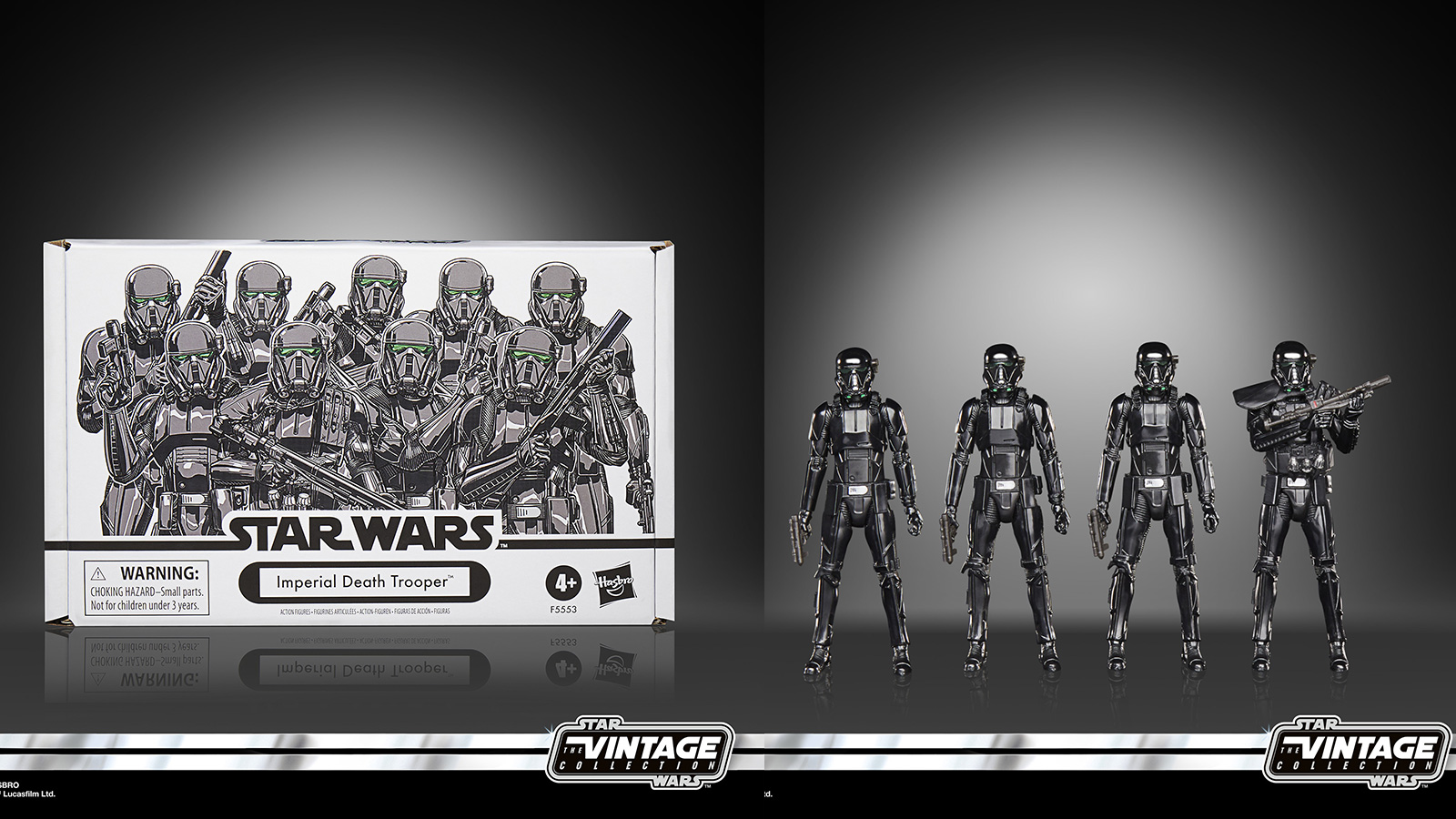 Preorder Now At Hasbro Pulse - Exclusive TVC 3.75-Inch Imperial Death Trooper 4-Pack