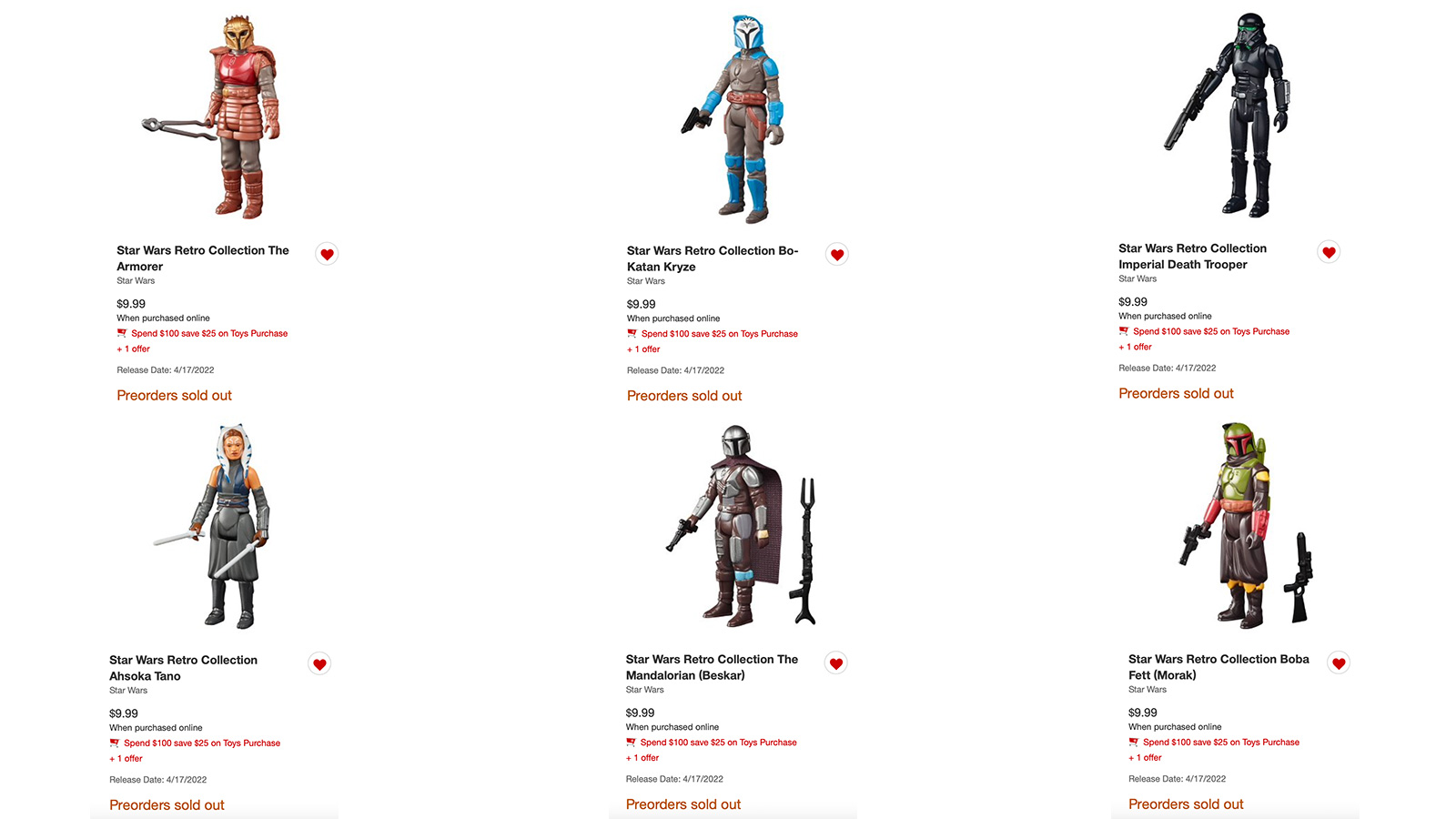 Shipping Soon From Target.com - Retro Collection 3.75-Inch The Mandalorian Wave 2 Figures