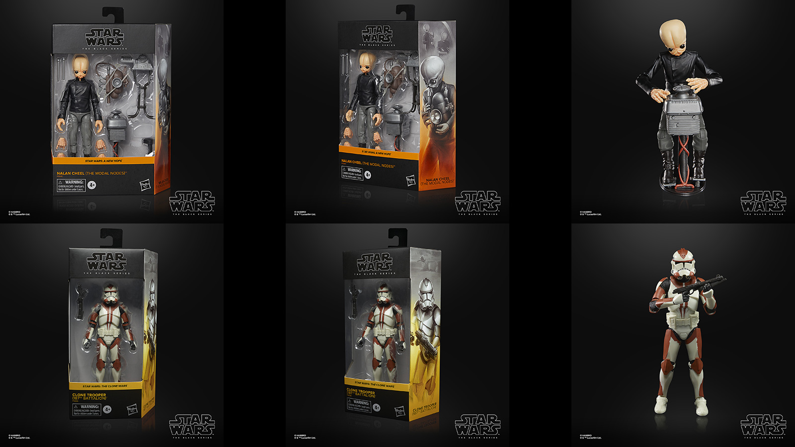Press Release - Exclusive TBS 6-Inch Nalan Cheel And Clone Trooper (187th Battalion) Figures