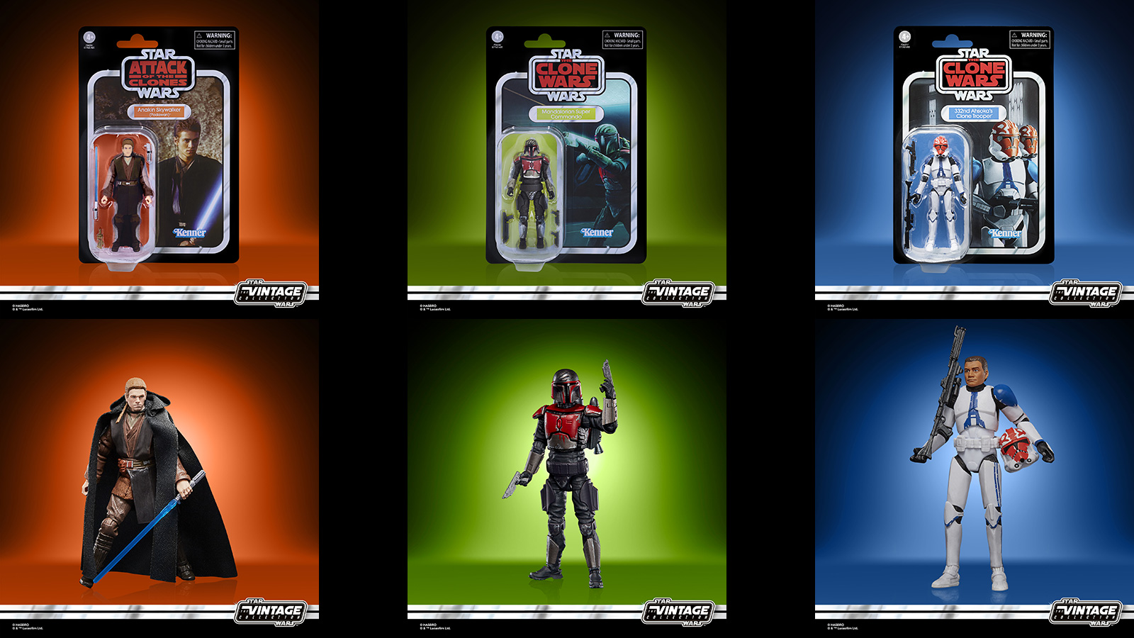 Press Release - TVC 3.75-Inch Mandalorian Super Commando, Anakin Skywalker (Padawan), And 332nd Ahsoka’s Clone Trooper Figures