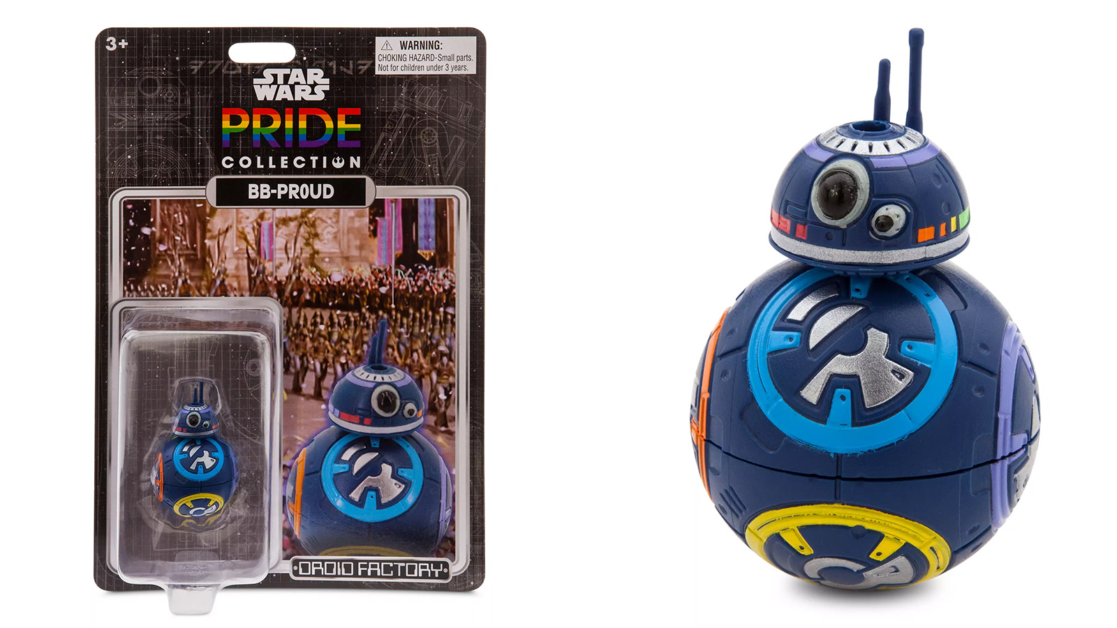 In Stock At ShopDisney.com - Exclusive Droid Factory Pride Collection BB-Pr0ud Droid