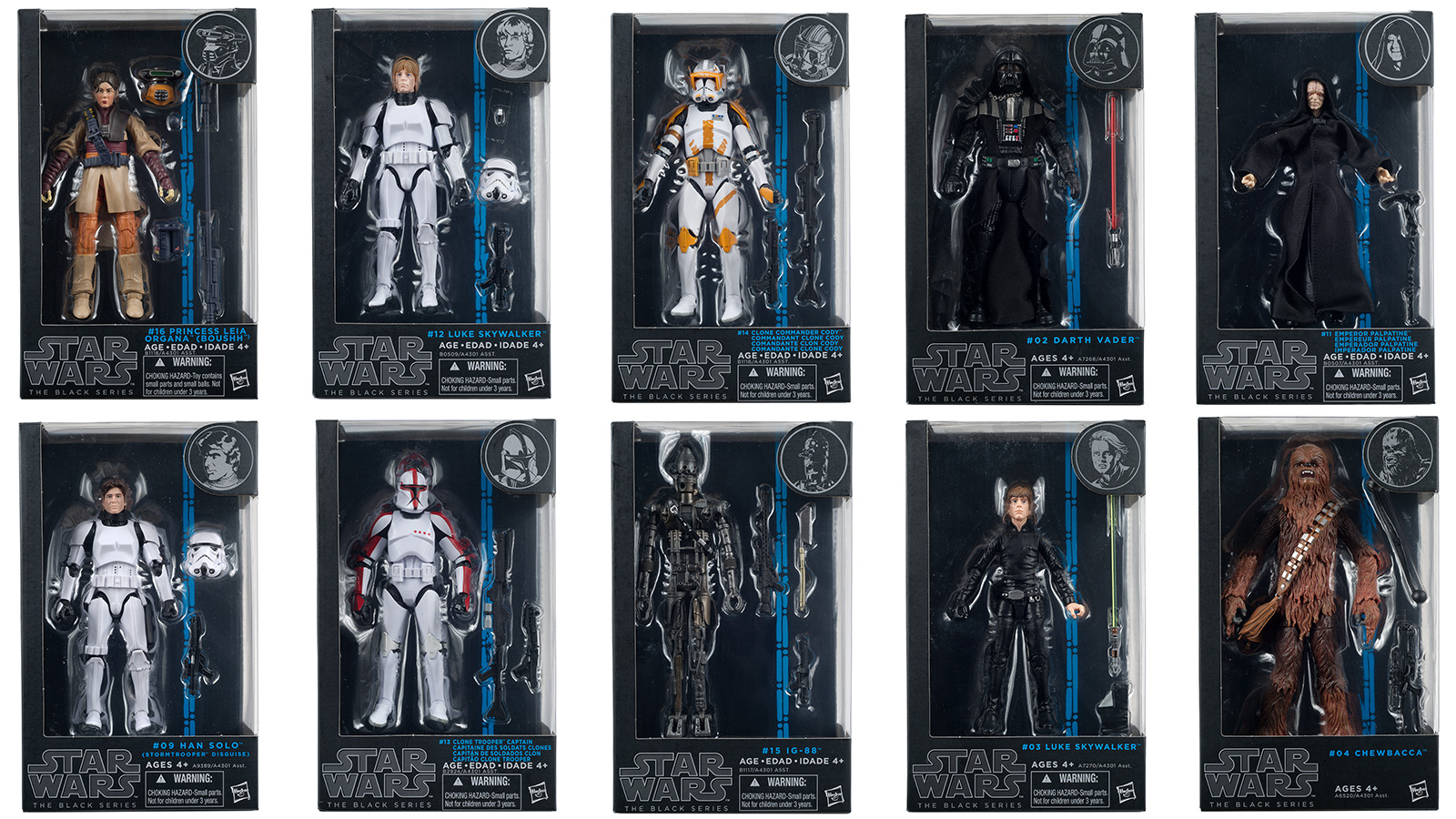 Photo Gallery Update - The Black Series 6-Inch Blue Packaged Figures