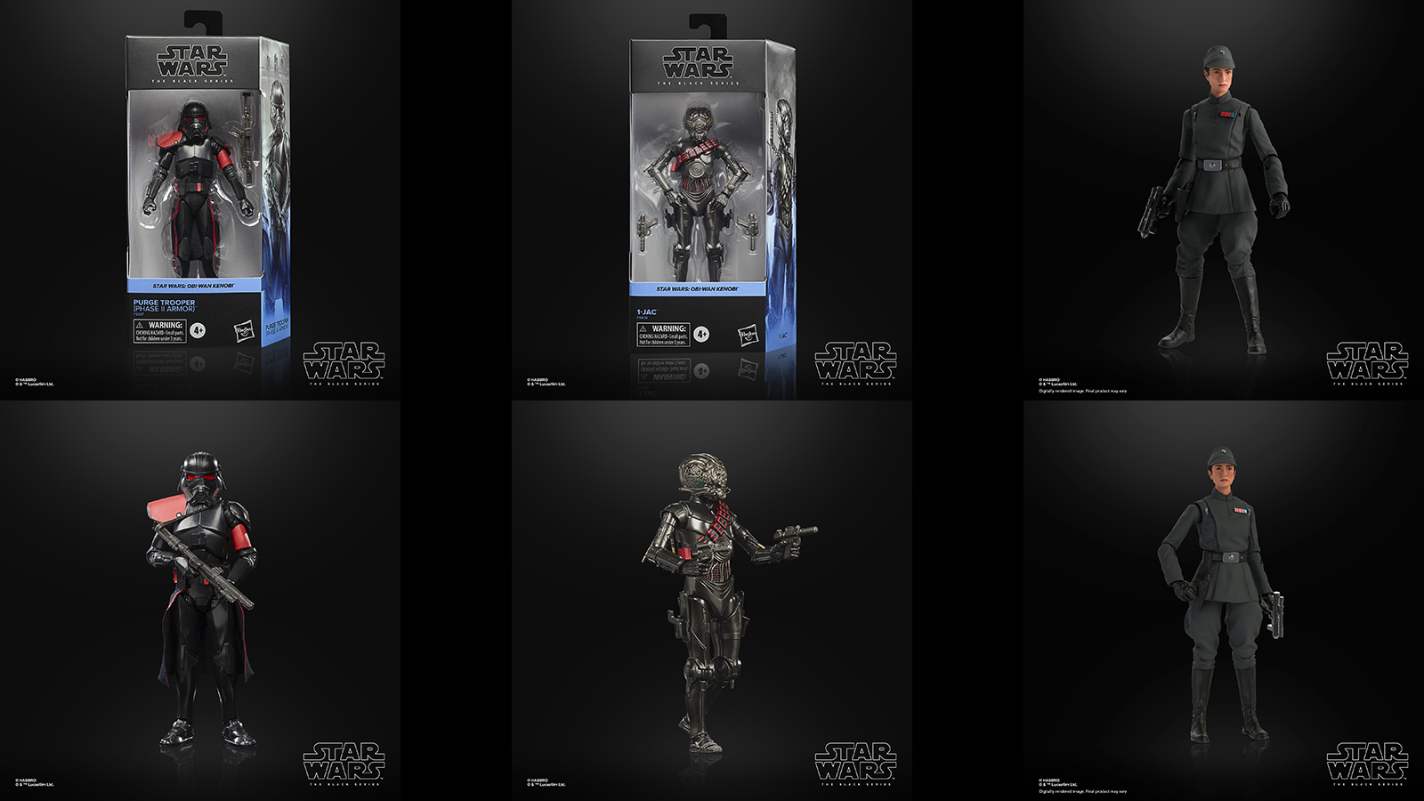 Hasbro Press Release - TBS 6-Inch Tala And Exclusive 1-JAC And Purge Trooper (Phase II Armor) Figures