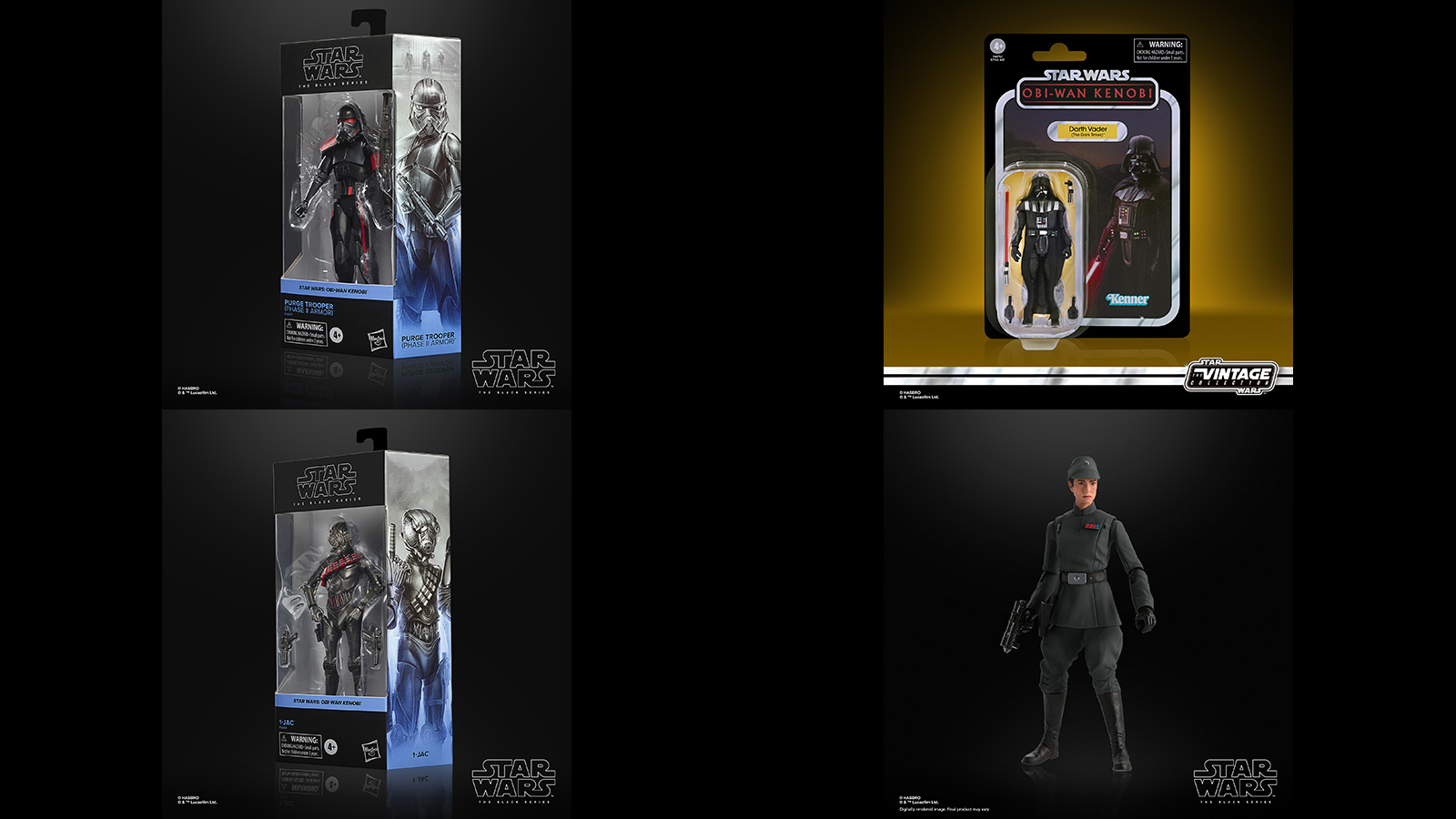 Preorder Now - TBS 6-Inch Tala, 1-JAC, Purge Trooper And TVC 3.75-Inch Darth Vader (The Dark Times)