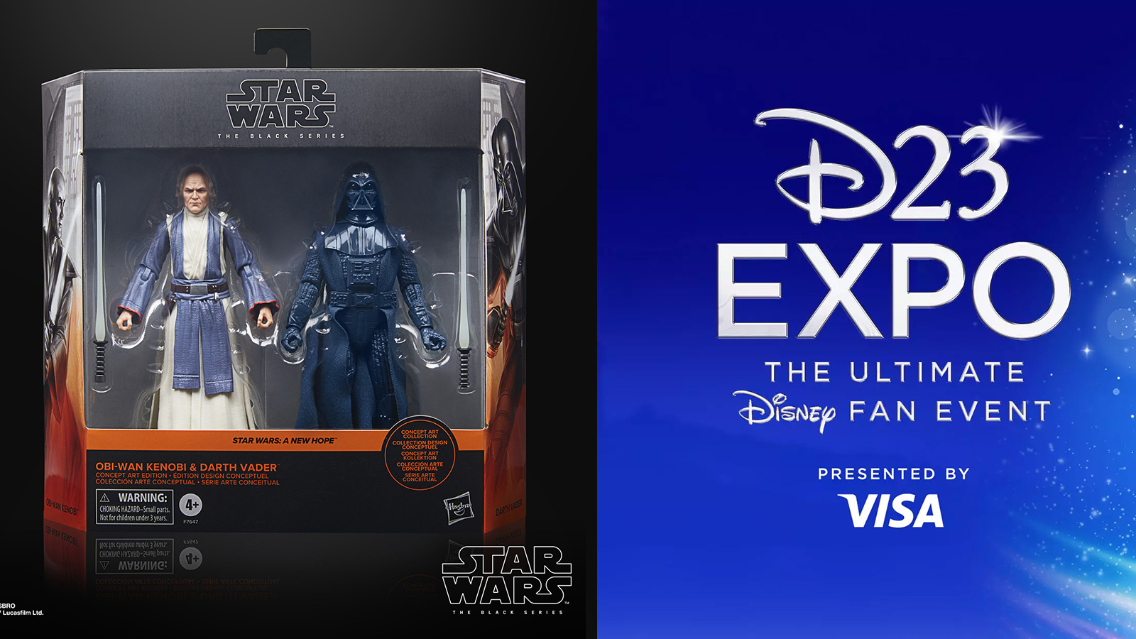 Coming Soon To Shop Disney? Exclusive TBS 6-Inch Obi-Wan and Darth Vader (Concept Art Edition) Set