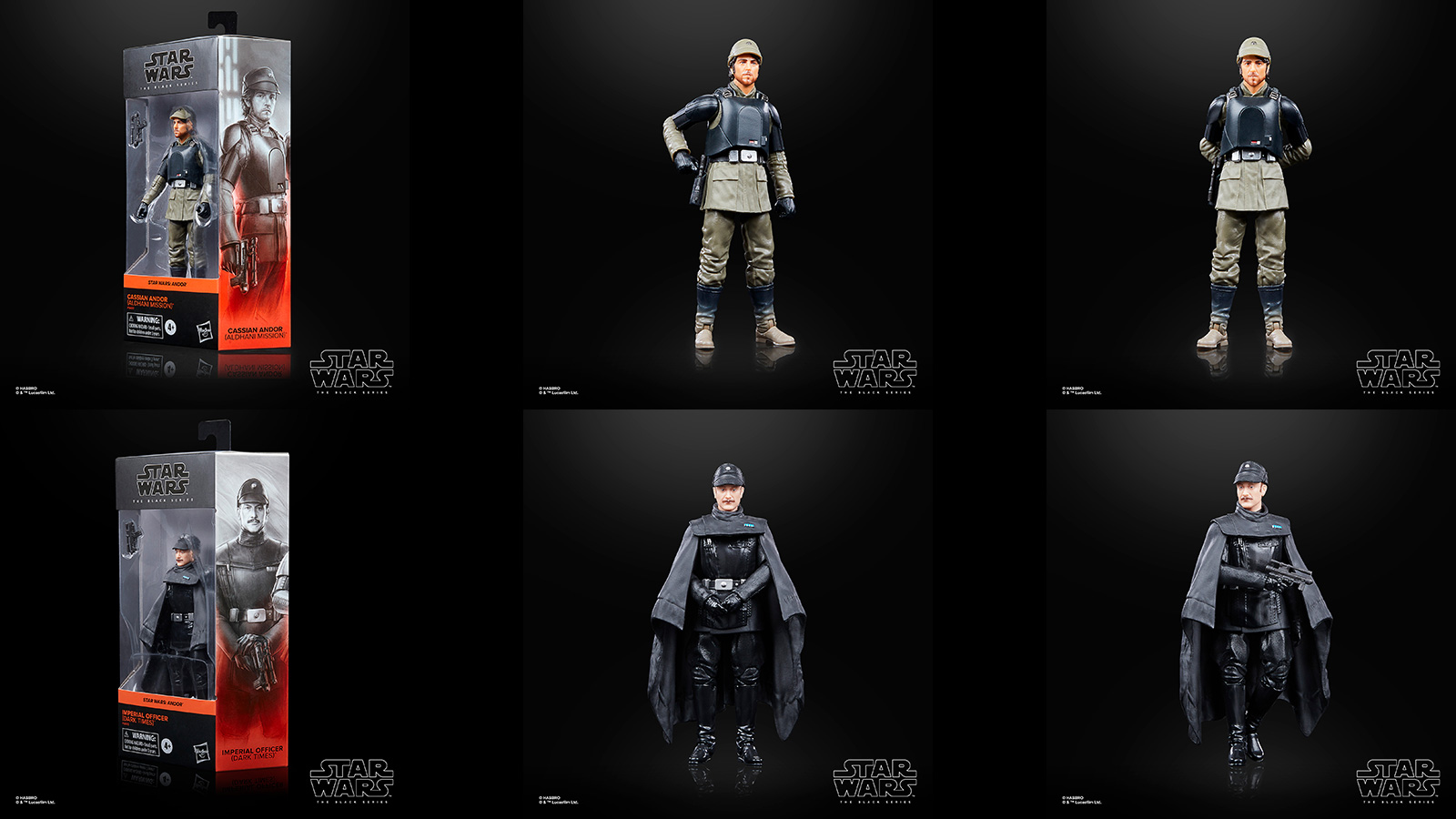 Press Release - Walmart Exclusive TBS 6-Inch Cassian Andor And Imperial Officer (Dark Times)