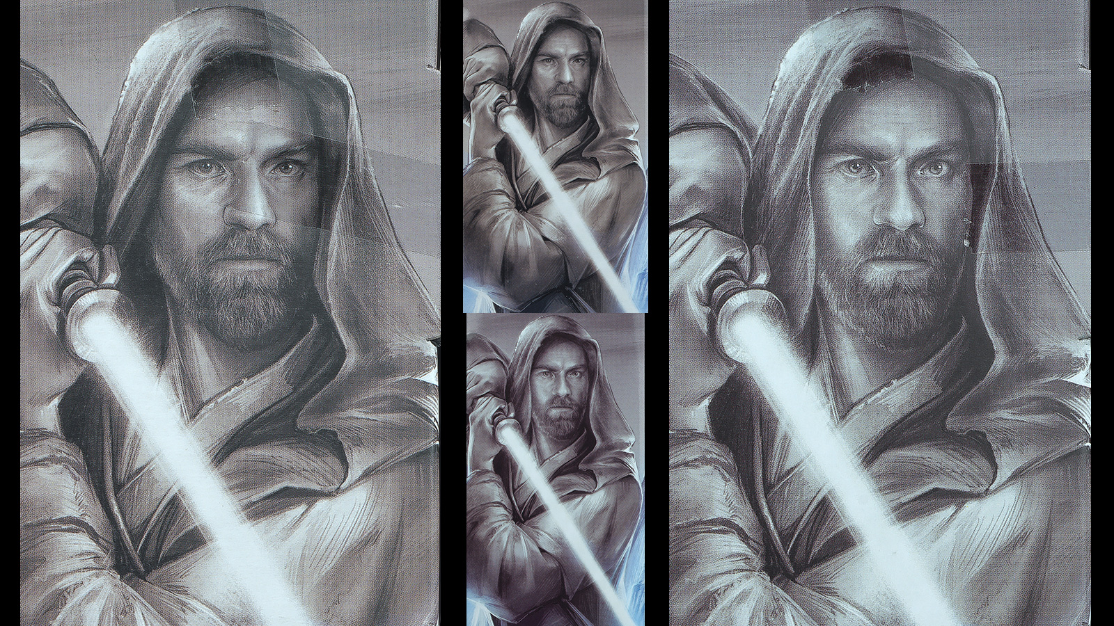 Obi-Wan Character Art Variation Found - The Black Series 6-Inch 01: Obi-Wan Kenobi (Wandering Jedi)