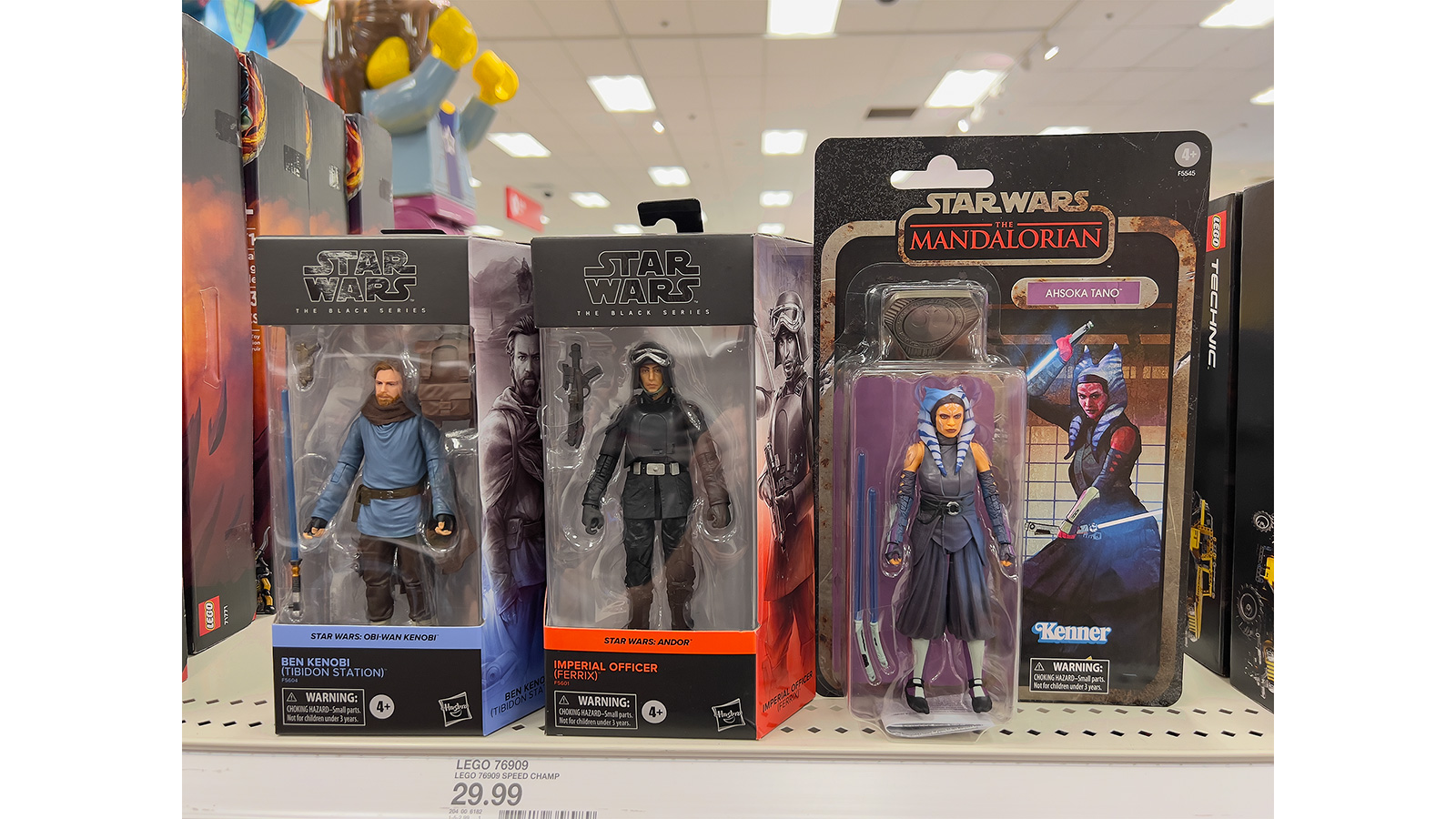 Found At Target - Exclusive TBS 6-Inch Imperial Officer (Ferrix), Ben Kenobi (Tibidon Station) And Ahsoka