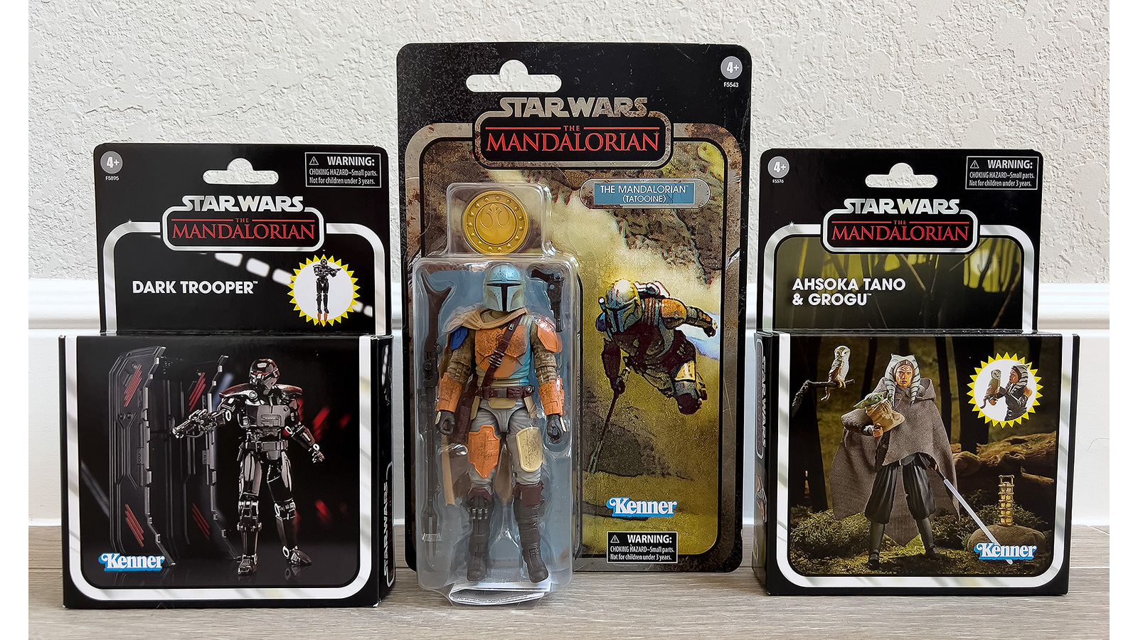 Mail Call 12/31/22 - TVC 3.75-Inch Deluxe Dark Trooper, Ahsoka & Grogu, And TBS 6-Inch Credit Collection The Mandalorian