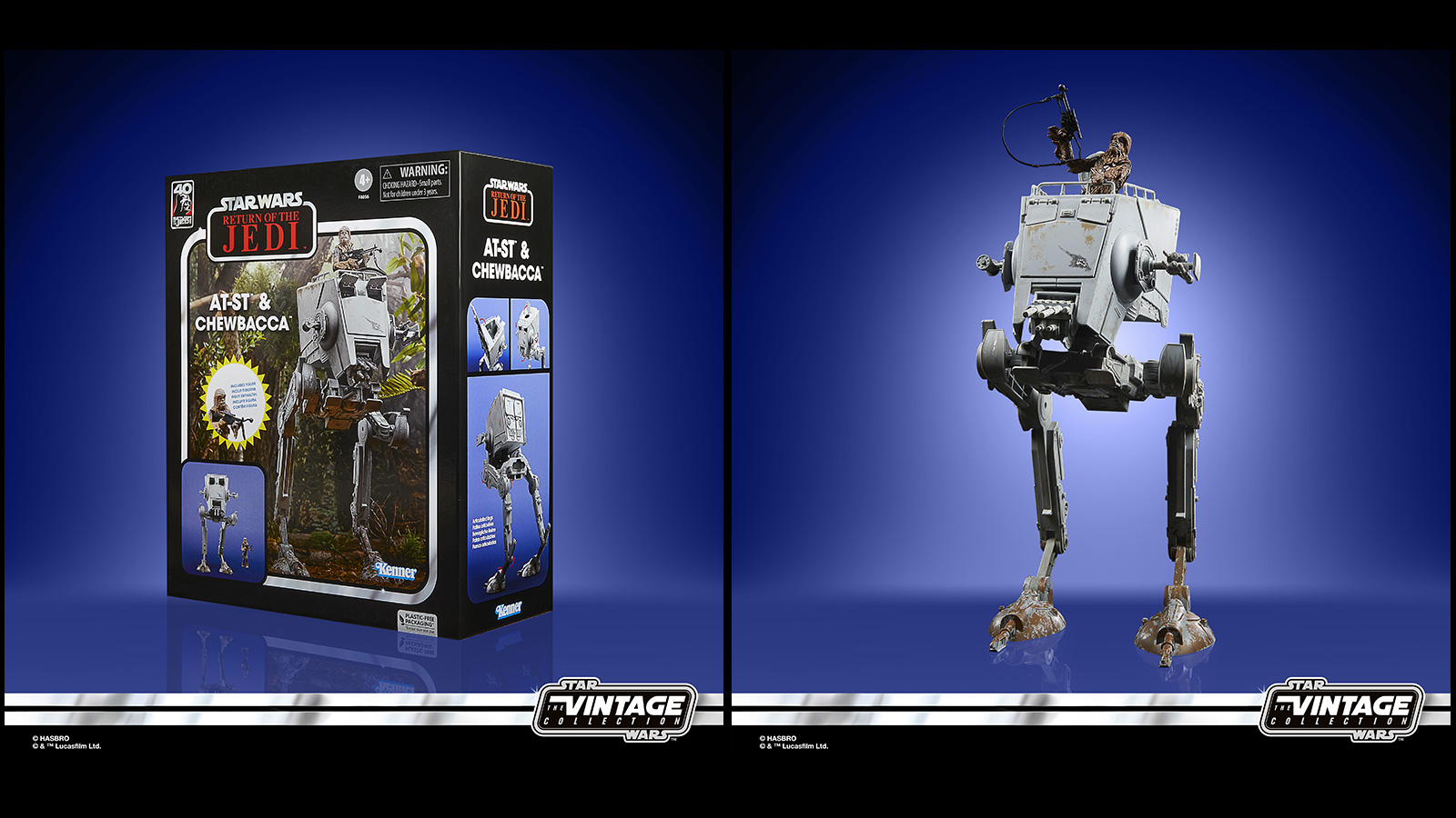 Press Release - Exclusive TVC 3.75-Inch AT-ST With Chewbacca Set