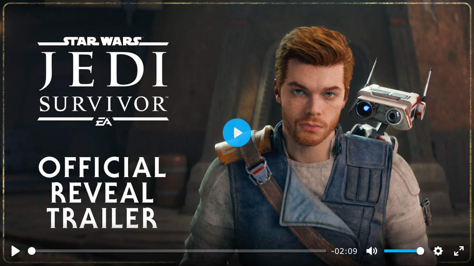 New Reveal Trailer And Release Date 3/17/23 - Star Wars Jedi: Survivor Video Game