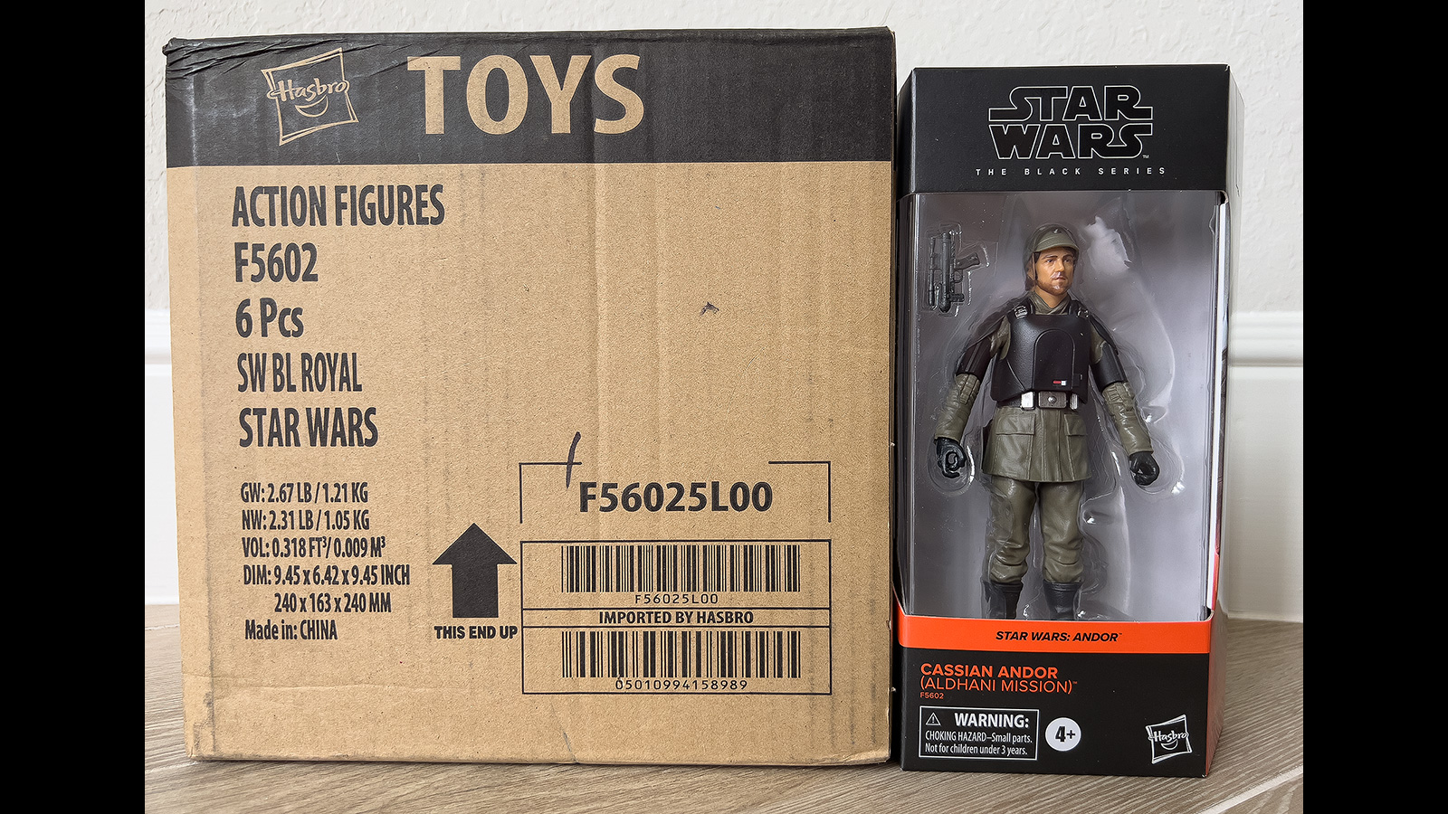 Mail Call 1/11/23 - Walmart Exclusive TBS 6-Inch Cassian Andor (Aldhani Mission) - Shipped In Hasbro Box