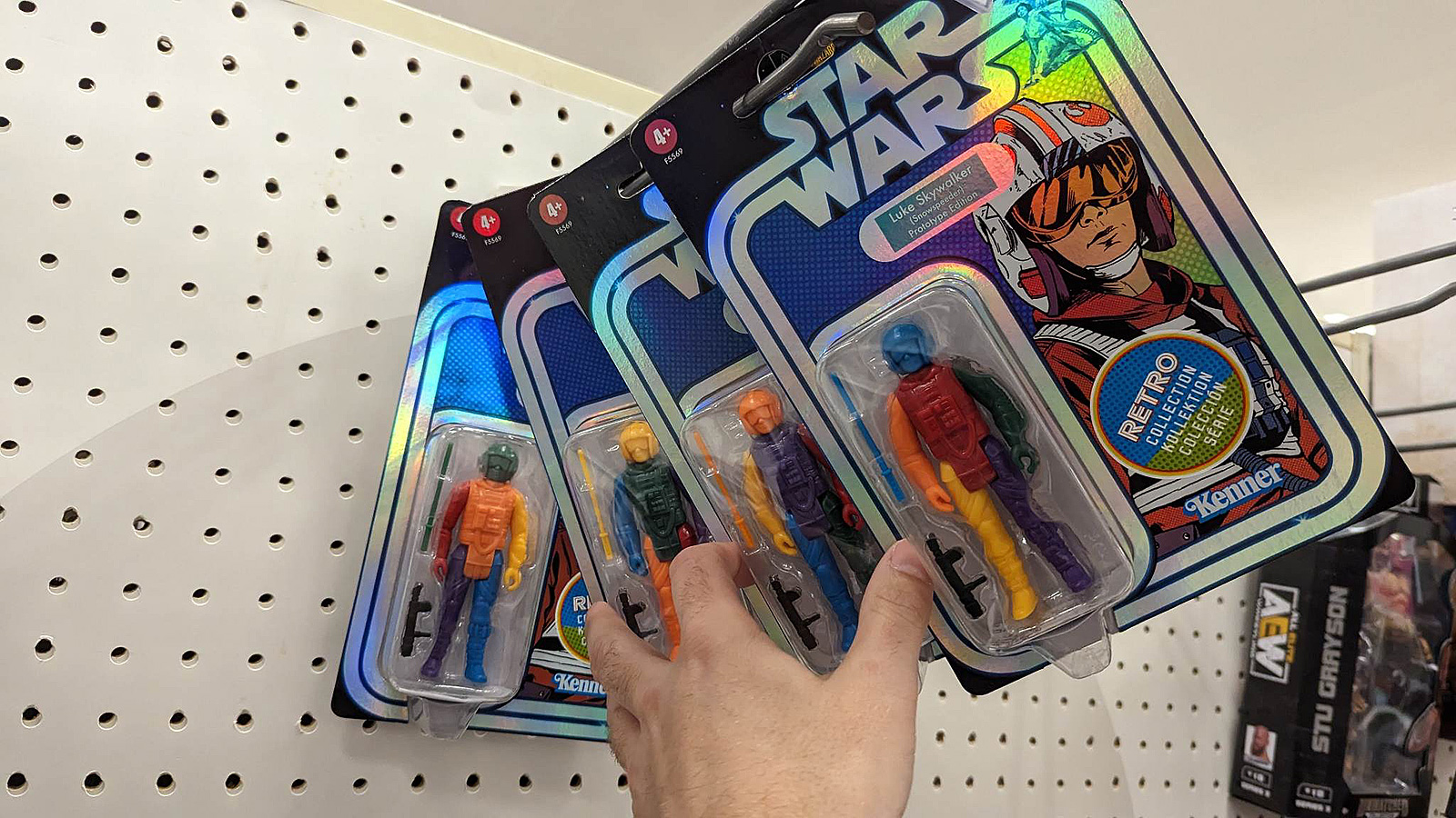 Hitting Local Target Stores - Exclusive Retro Collection Luke Skywalker (Snowspeeder) Prototype Edition Figures