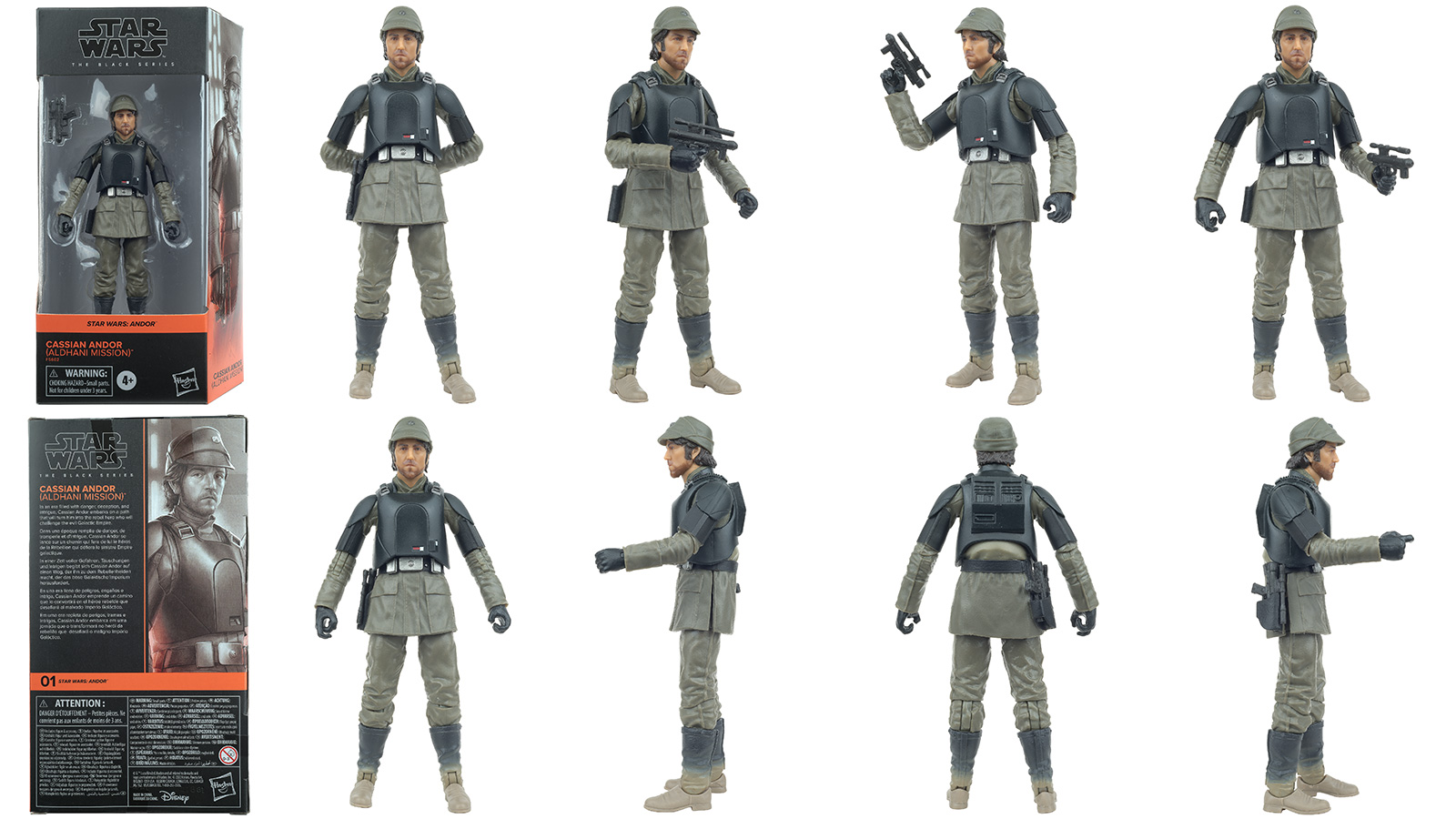 New Photos - Exclusive The Black Series 6-Inch 01: Cassian Andor (Aldhani Mission)