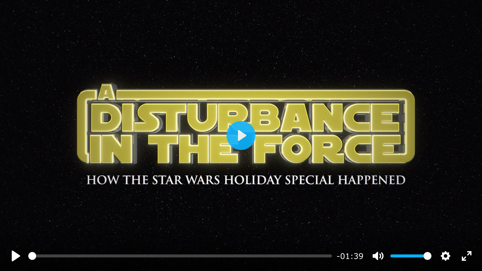 A Disturbance In The Force Trailer - Documentary On How The 1978 Star Wars Holiday Special Happened