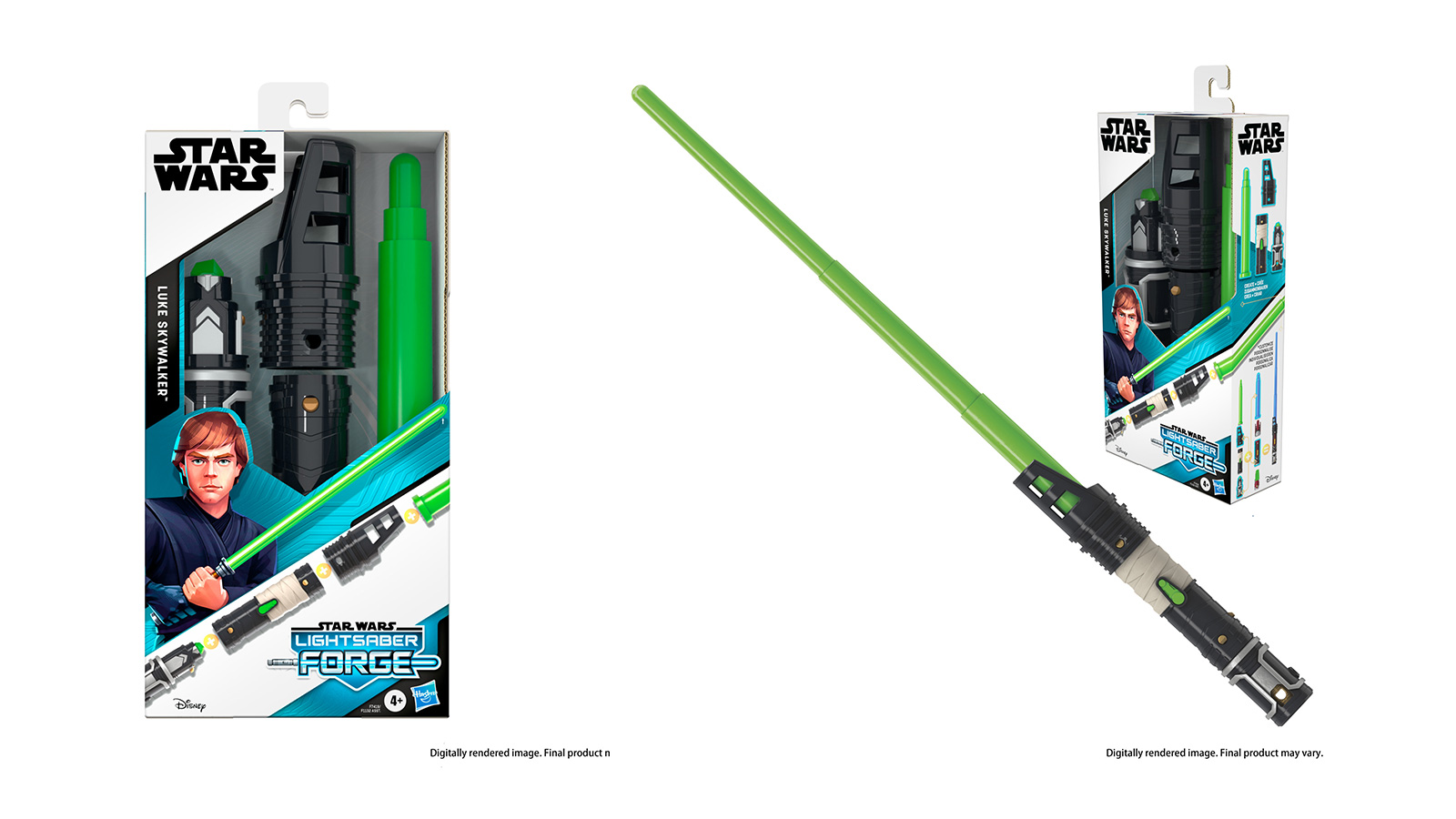 Hasbro Press Release - Lightsaber Forge Luke Skywalker Green Lightsaber