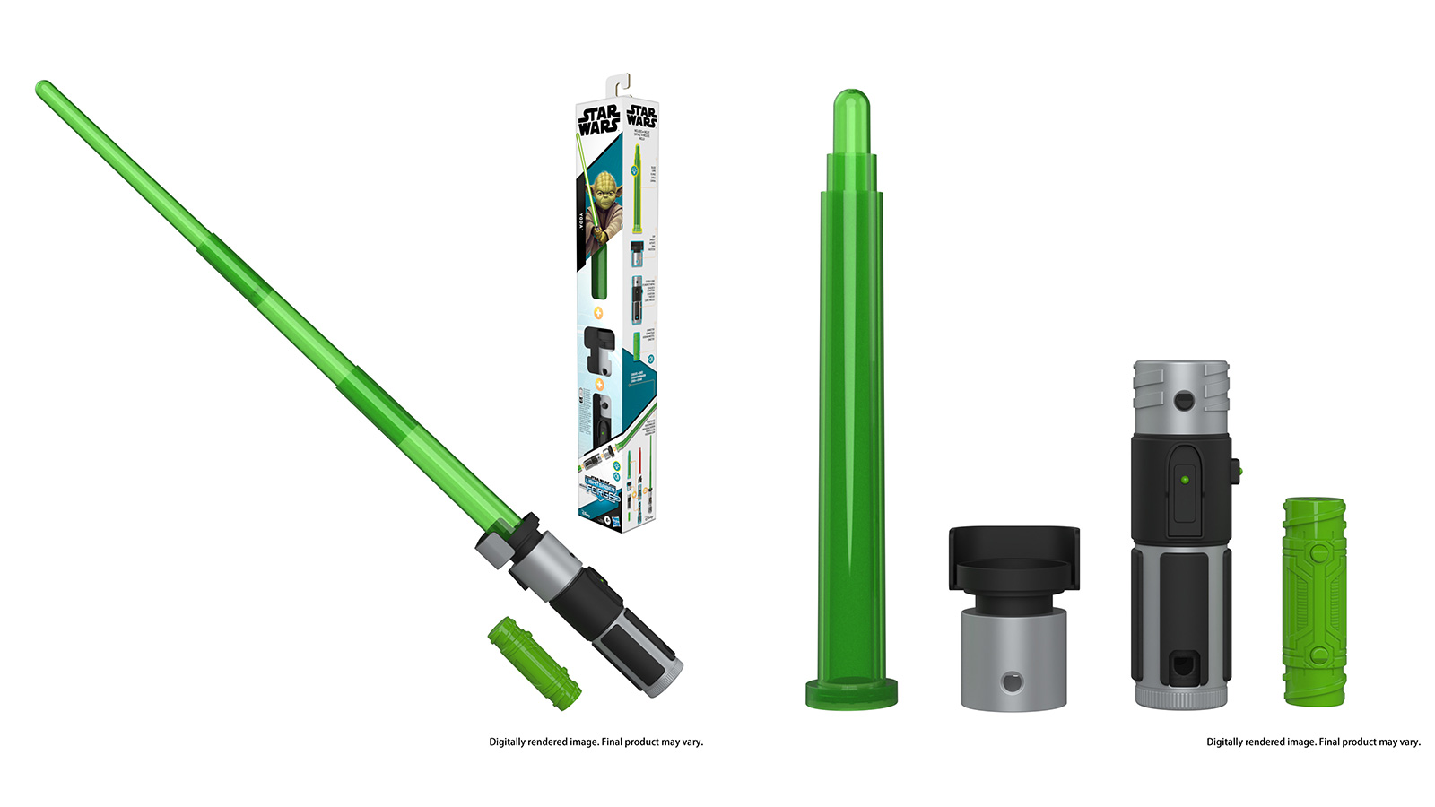 Hasbro Press Release - Lightsaber Forge Yoda Electronic Green Lightsaber