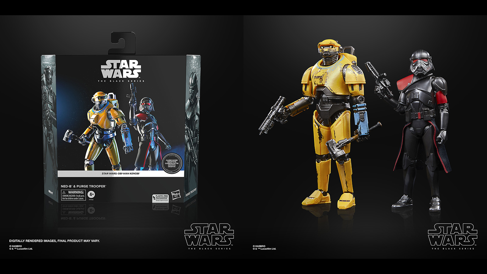 Hasbro Press Release - Exclusive TBS 6-Inch Carbonized Ned-B & Purge Trooper 2-Pack