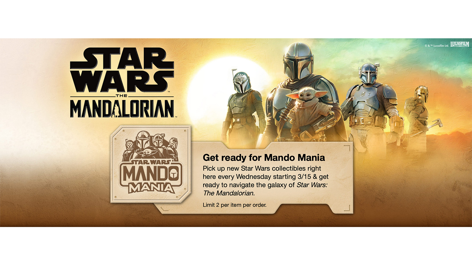 Revealed - New Mando Mania Product Program Starts 3/15/23