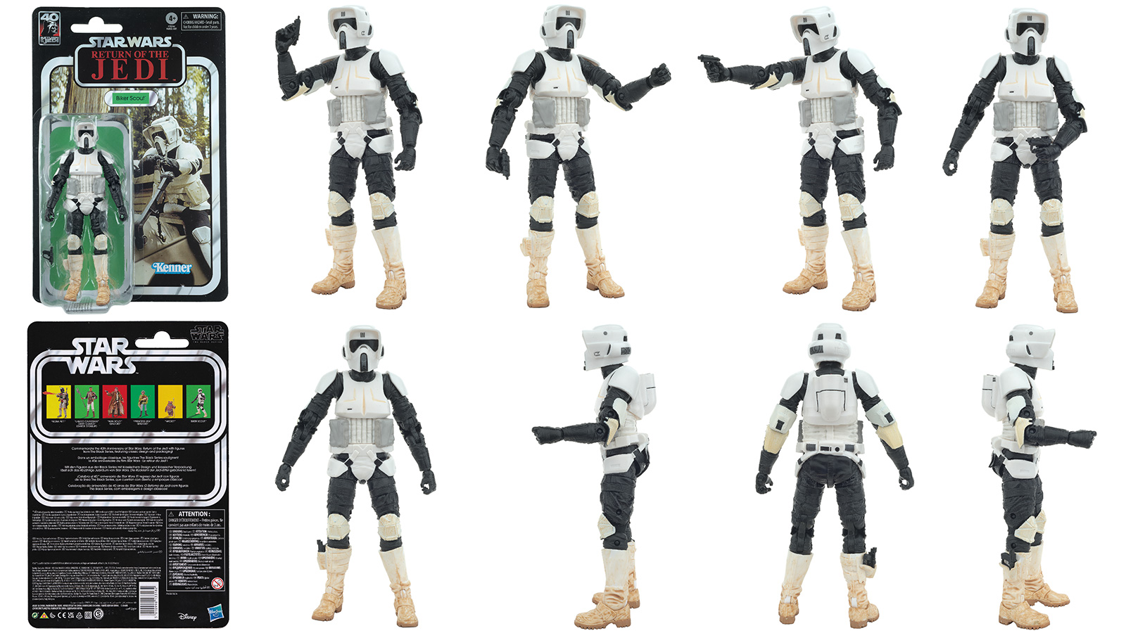 New Photos - The Black Series 40th Anniversary 6-Inch Biker Scout