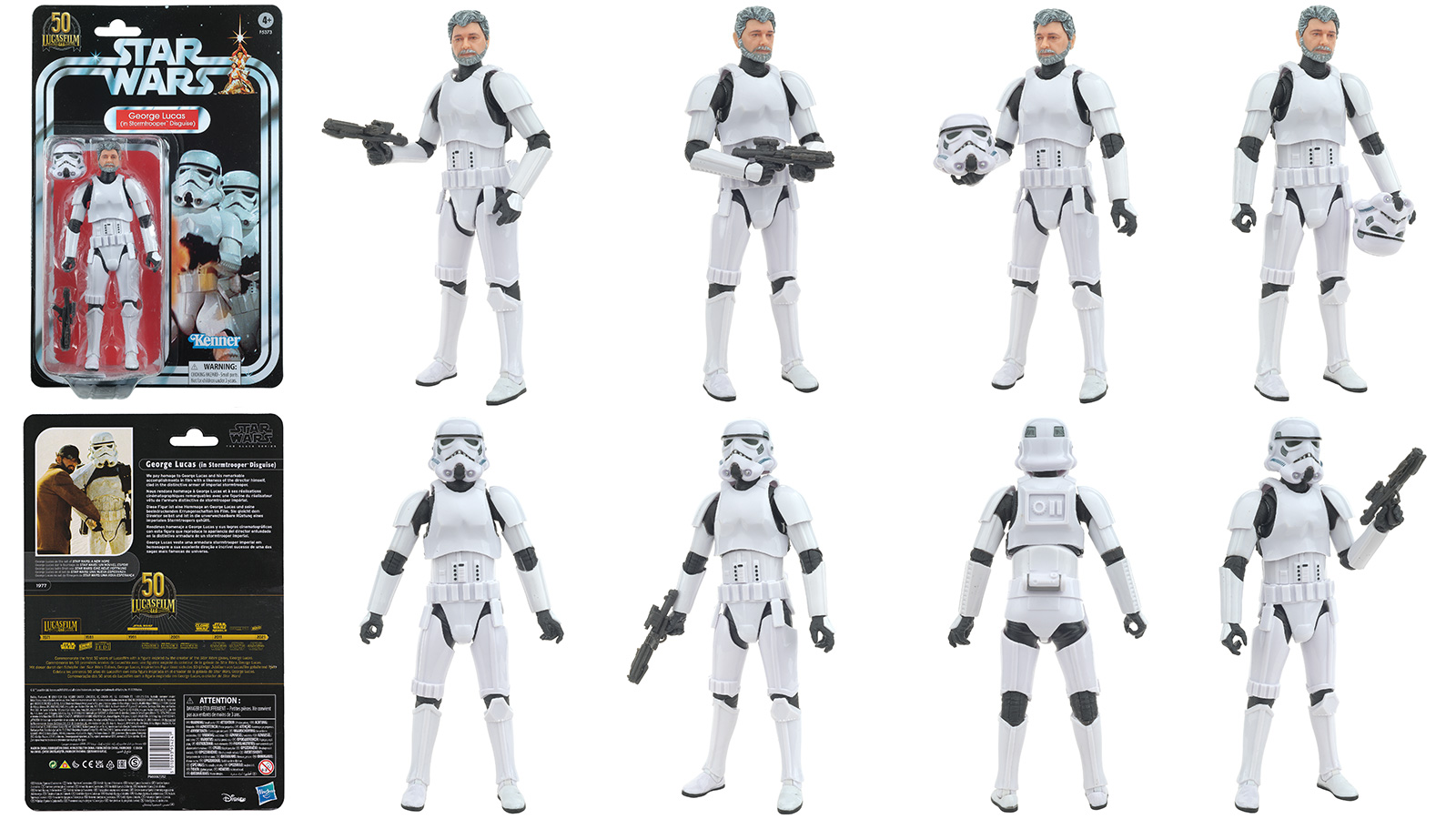 New Photos - Exclusive TBS 50th Anniversary 6-Inch George Lucas (In Stormtrooper Disguise)