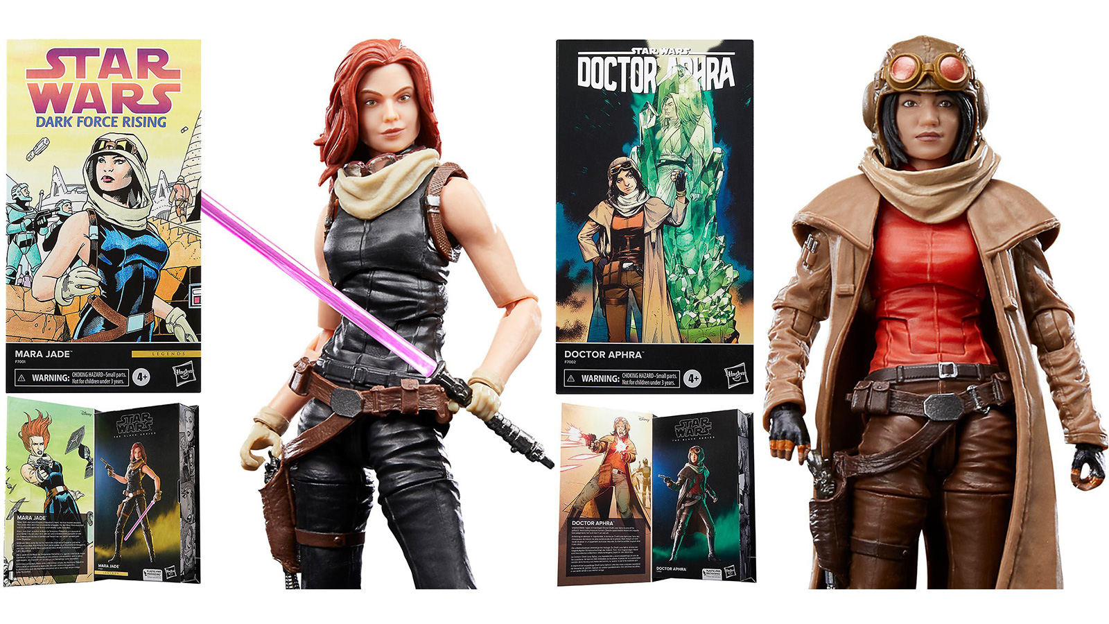 Starting To Ship From Entertainment Earth - Exclusive TBS 6-Inch Mara Jade And Doctor Aphra Comic Sets