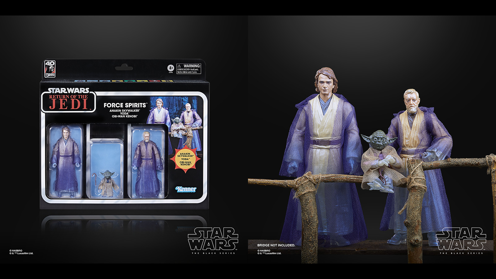 Press Release - Exclusive TBS 6-Inch 40th ROTJ Force Spirits Set