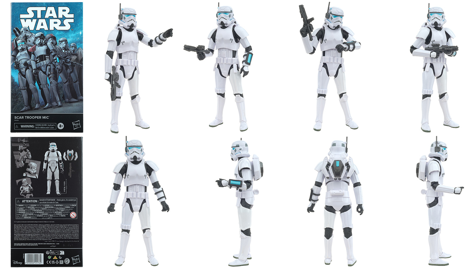New Photos - Exclusive The Black Series 6-Inch SCAR Trooper Mic Comic Set