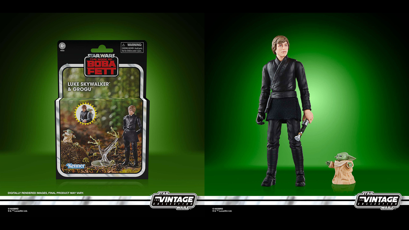 Preorder Now - Target Exclusive The Vintage Collection 3.75-Inch Deluxe Luke & Grogu Set