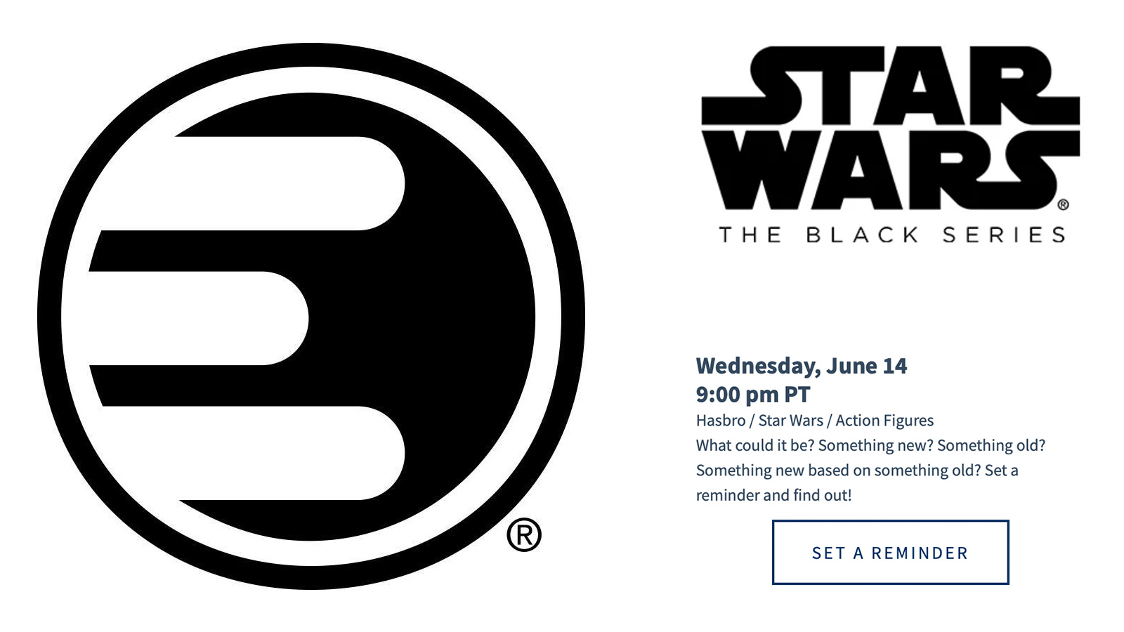 Mystery The Black Series Product At Entertainment Earth Tonight At 12AM ET