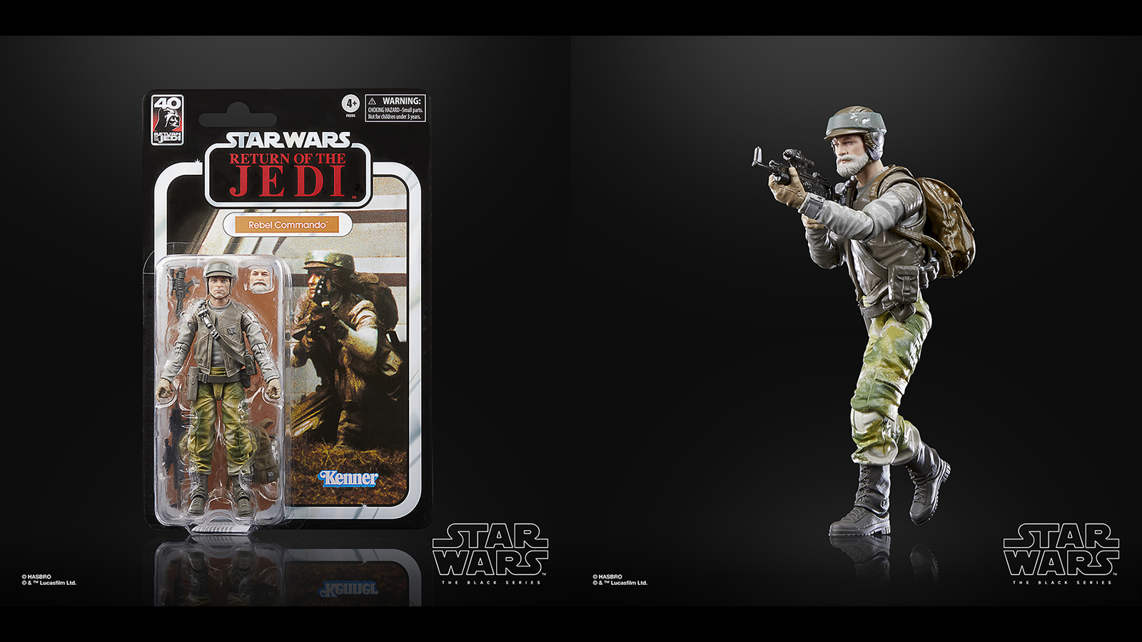 Preorder At Entertainment Earth -  TBS 6-Inch 40th ROTJ Deluxe Rebel Commando