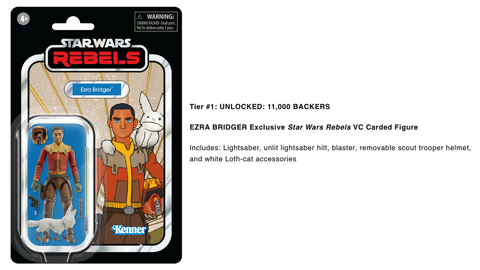 Unlocked - HasLab’s TVC Ghost Bonus Tier #1 Ezra Bridger Figure