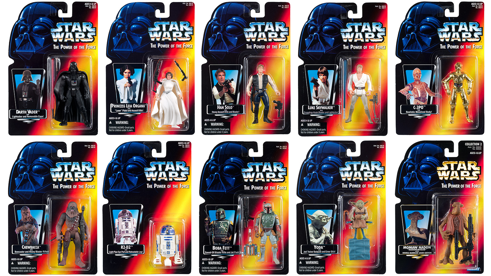 1995 - 1996 The Power Of The Force (Orange Packaged) Figures Added To Photo Gallery
