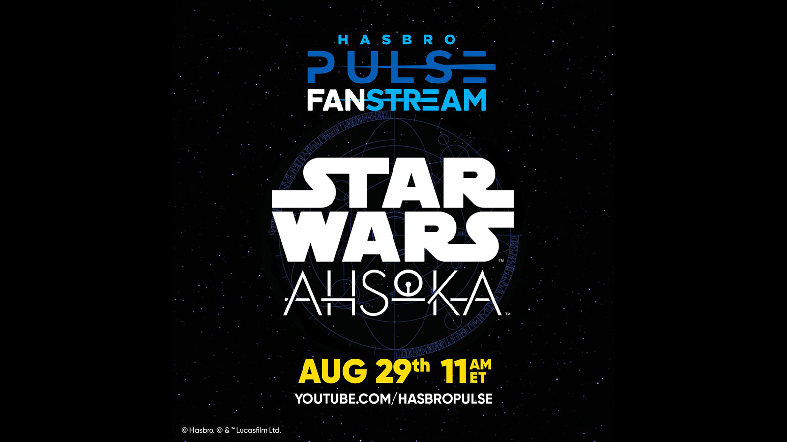 Hasbro Pulse Star Wars Fan Stream 8/29/23 At 11:00AM ET