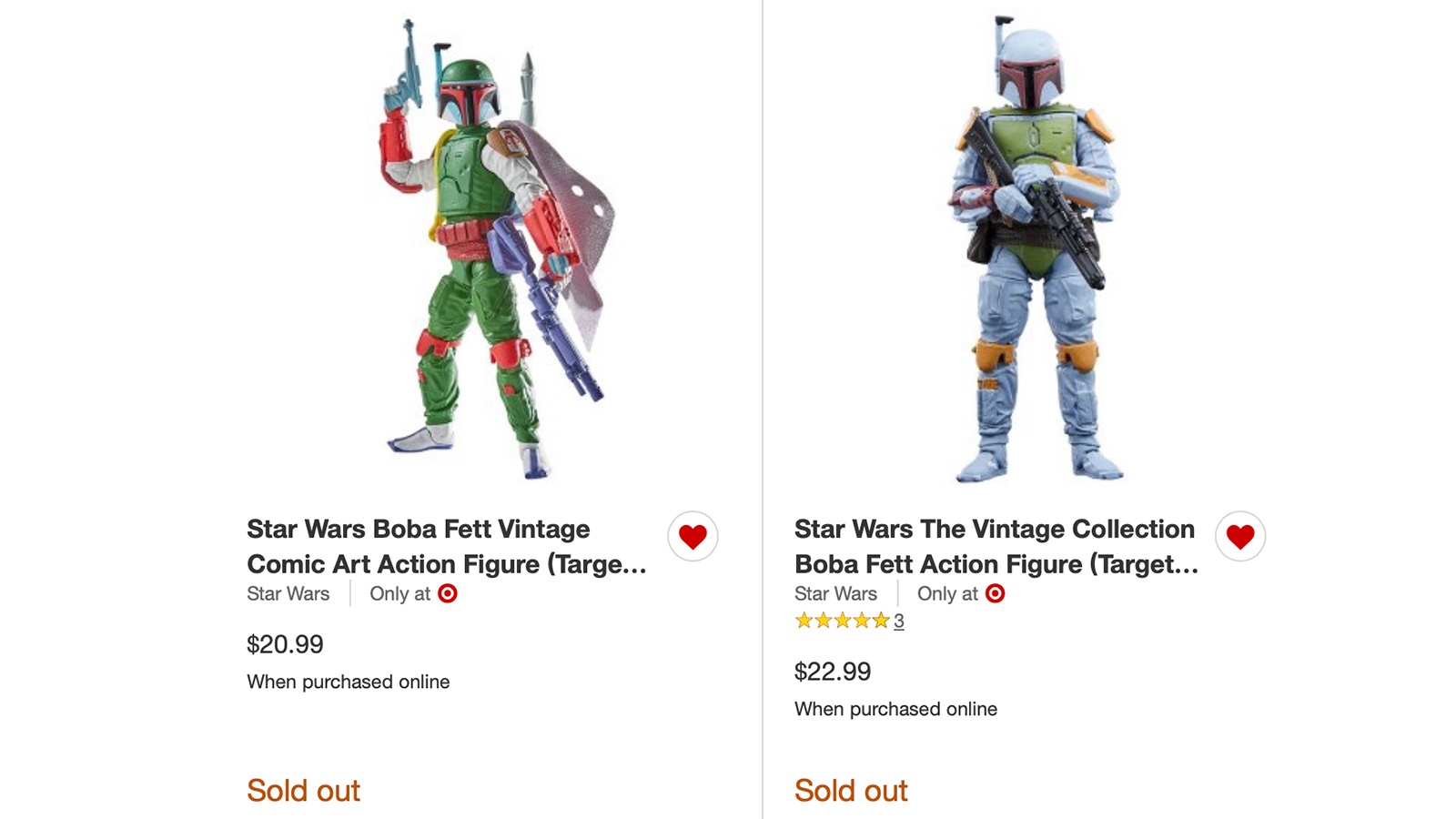 Target Ends Preorders For Exclusive TVC 3.75-Inch Boba Fett Vintage Comic Art & Kenner Deco Figures