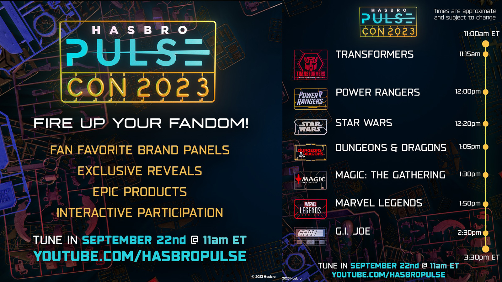 Hasbro Pulse Con 2023 Star Wars Brand Panel 9/22/23 At 12:20pm ET