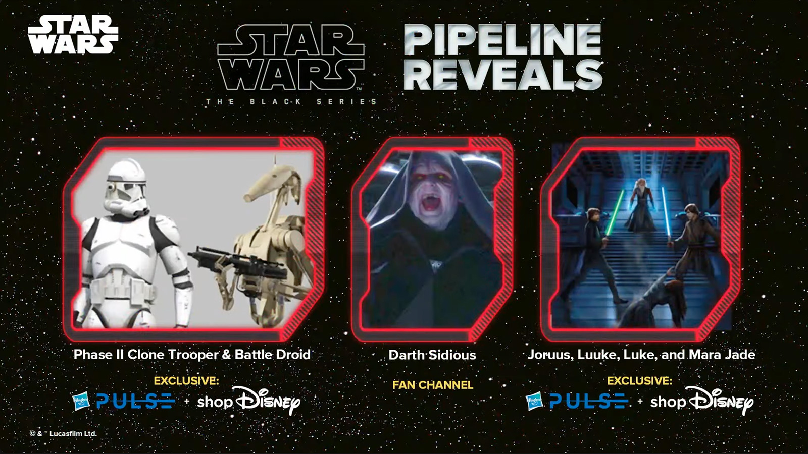 The Black Series 6-Inch Pipeline Reveals From 2023 MCM London Comic Con