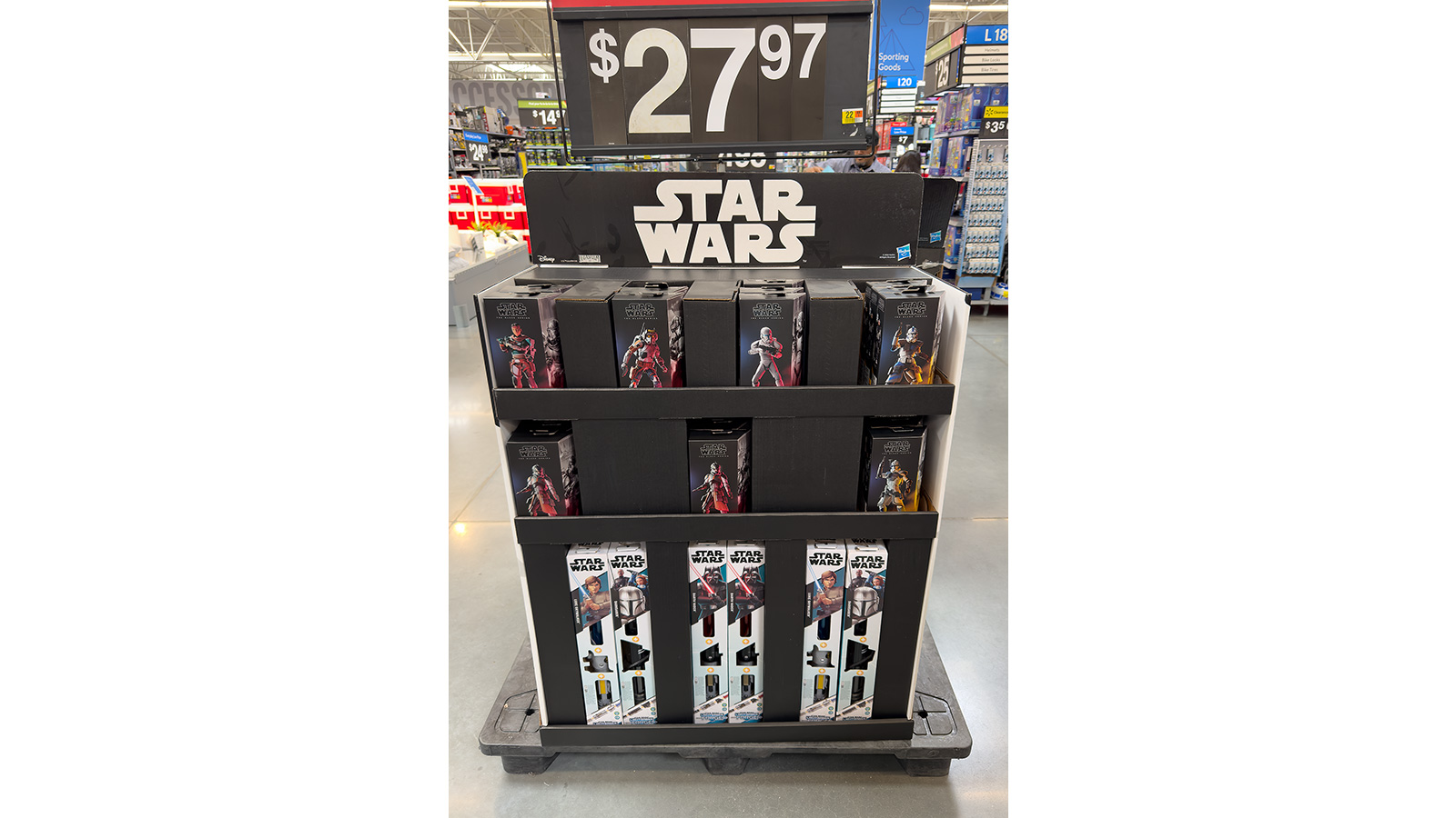 Arriving At Walmart Again - Exclusive TBS 6-Inch The Bad Batch & Clone Wars Pallet Displays